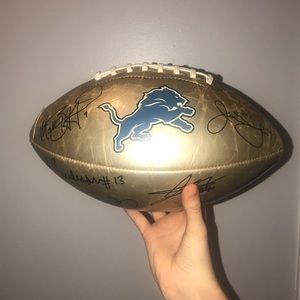 Famous signed lions football